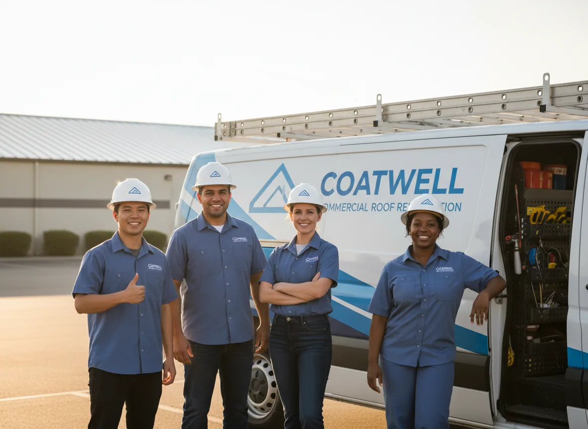Commercial roof coating company in Derma, MS